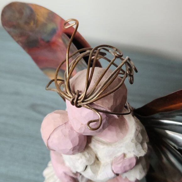 Enchanted Wings Angel & Baby Figurine Fairy Wings Mother  Child Decor S.S. Sarna - Picture 7 of 8